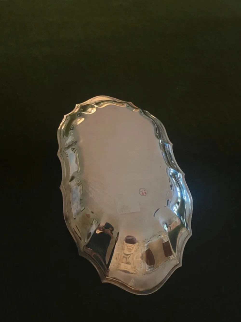 Silverplate WM Rogers Scalloped Tray